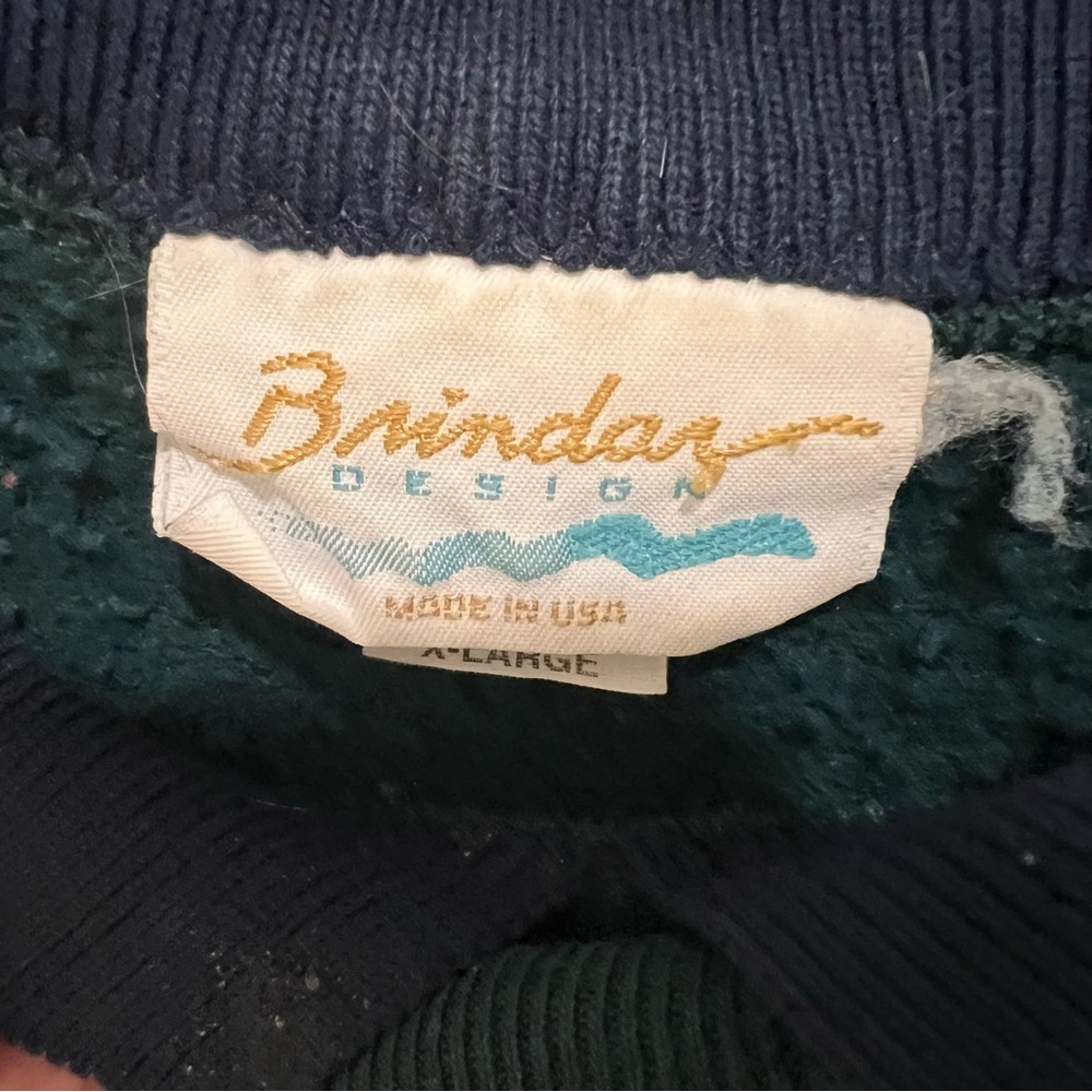 Vintage Golf Embroidery  Sweatshirt with Collar size XL - Picture 4 of 6